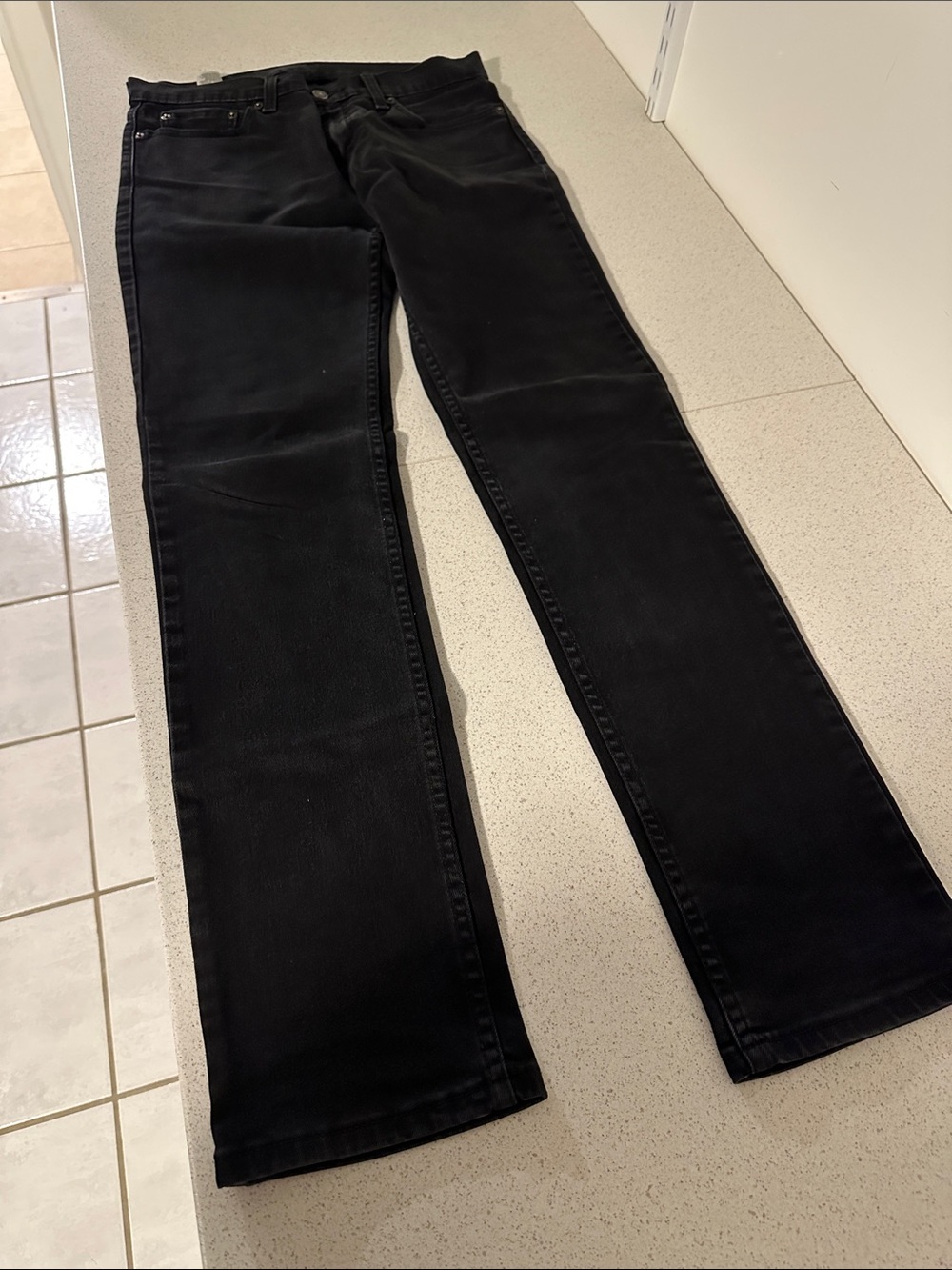 Levi's Black Wide-Leg Jeans